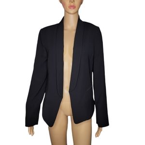 Express Blazer 8 Black Open Front